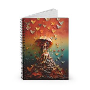 Paper Art Fairy Design Journal, Spiral Notebook - Ruled Line